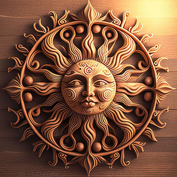 3D model sun (STL)